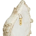 thumbnail image 4 of Grand Tour Angel Wings, Vintage Style, Set of 2, Antique White, Artisinal Design, Hand Crafted, Bas Relief Sculptures, 21 3/4 Inches Tall, 4 of 10