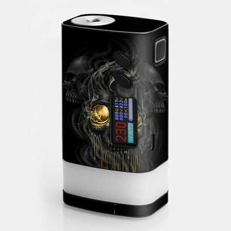 Glowing Skeleton - Skins Decals For Sigelei Fuchai Glo Vape / Golden Skull, Glowing Skeleton