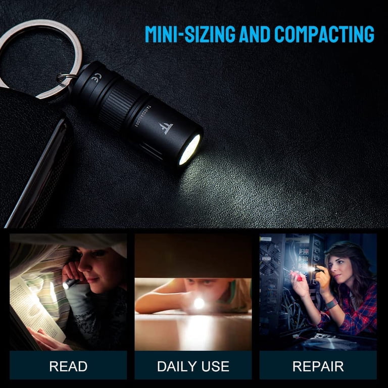 Trustfire Mini2s 220 Lumens EDC Tiny LED Keychain Flashlight Rechargeable Torch