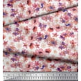 thumbnail image 3 of Soimoi Pink Rayon Crepe Fabric Floral Print Fabric by The Yard 46 Inch Wide, 3 of 3