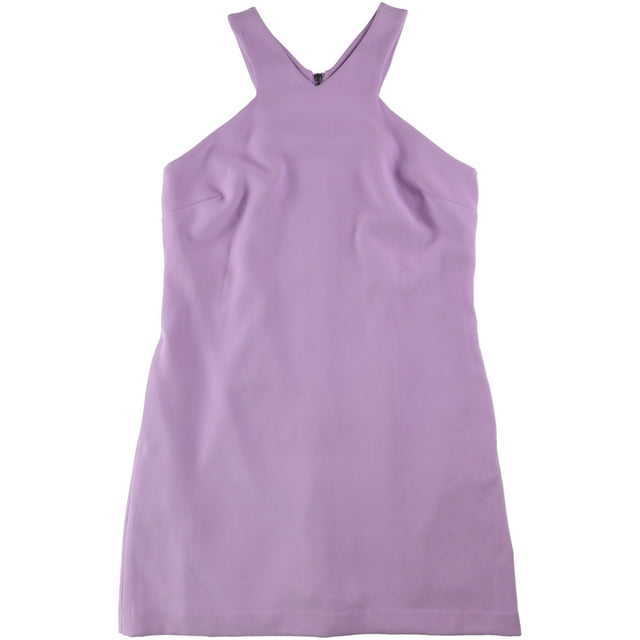 bar III Womens Solid A-line Dress, Purple, X-Small