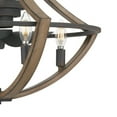 thumbnail image 6 of 23.25 inch 24W 4 Led Fandelier Rustic Caged Ceiling Fan Bailey Street Home 71-Bel-4423712, 6 of 6