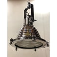 thumbnail image 2 of Indoor Ceiling Design Aluminum Metal Nautical Style Hanging Cargo Pendant Light with Top Ring Hook, 2 of 9