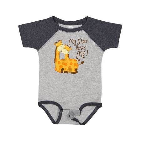 

Inktastic My Noni Loves Me! Gift Baby Boy or Baby Girl Bodysuit