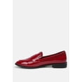 thumbnail image 5 of EMILIA Burgundy Patent Stud Penny Loafers, 5 of 6
