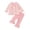 Pink, variant on mgoYE Toddler Baby Girl Outfit Shirts Tunic Top and Ruffle Pants Set for Fall Winter Spring for Gift, Pototshoot and Daily