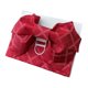 thumbnail image 2 of Cinturón Obi para trajes tradicionales, hermoso vestido de mujer, decoración, cinturón de pajarita para vestido Rojo, 2 of 9