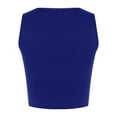 thumbnail image 6 of Naughtyhood Tank Tops for Women 2024,Sexy Casual Women's Sleeveless Solid Round Neck Tops Ladies Blouse Crop Singlet,Women's Tank Top,Blue,XXXL, 6 of 7