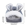 thumbnail image 3 of Xihbxyly Mini Nido para Hámster, Acogedor Diseño de Oso de Algodón, Cama de Invierno Cálida y Desmontable, Ideal para Hámsteres Enanos, Ratones y Animales Pequeños. Ideal para Jugar En Interiores, Es, 3 of 6