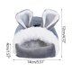 thumbnail image 3 of Xihbxyly Mini Nido para Hámster, Acogedor Diseño de Oso de Algodón, Cama de Invierno Cálida y Desmontable, Ideal para Hámsteres Enanos, Ratones y Animales Pequeños. Ideal para Jugar En Interiores, Es, 3 of 6