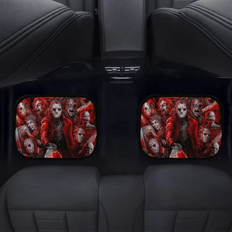 Jason Voorhees Car Floor Mats 4PC Set Anti Skid Vehicle Floor Mat