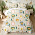 thumbnail image 2 of Erosebridal Lion Quilt King for Boys Girls, Cream Safari King Coverlet Set, 3-Piece 1 Bedspread and 2 Pillowcases, 2 of 7