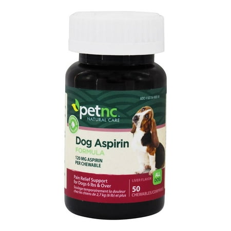 PetNC - Dog Aspirin Pain Relief Support For Dogs Liver Flavor - 50