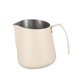 thumbnail image 3 of Jarra para espumar leche, jarra para vaporizar Espresso, accesorio de la máquina de café expreso, taza para espumar leche y café, para cafetería blanco perfecl Jarra para espumar leche, 3 of 8