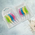 thumbnail image 4 of Mightlink 8Pcs/Set Interproximal Brush Remove Teeth Residue Multifunctional PP Hippocampus-shaped Dental Floss Brush for Household, 4 of 7