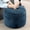 Blue, variant on Round Stuffed Pouf Ottoman,Corduroy Foot Rest with Rebound Foam Filled, Furry and Fluffy Foot Stool Ottoman, Floor Poufs for Living Room (Green, 20" D x 20" W x 15" H)