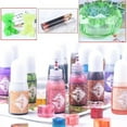 thumbnail image 2 of Techinal UV Resin Pigment DIY Epoxy Resin Crafts 20 Colors High Concentration Colorant Jewelry Making Ink Painting Effect Findings Transparent Tools, 2 of 19