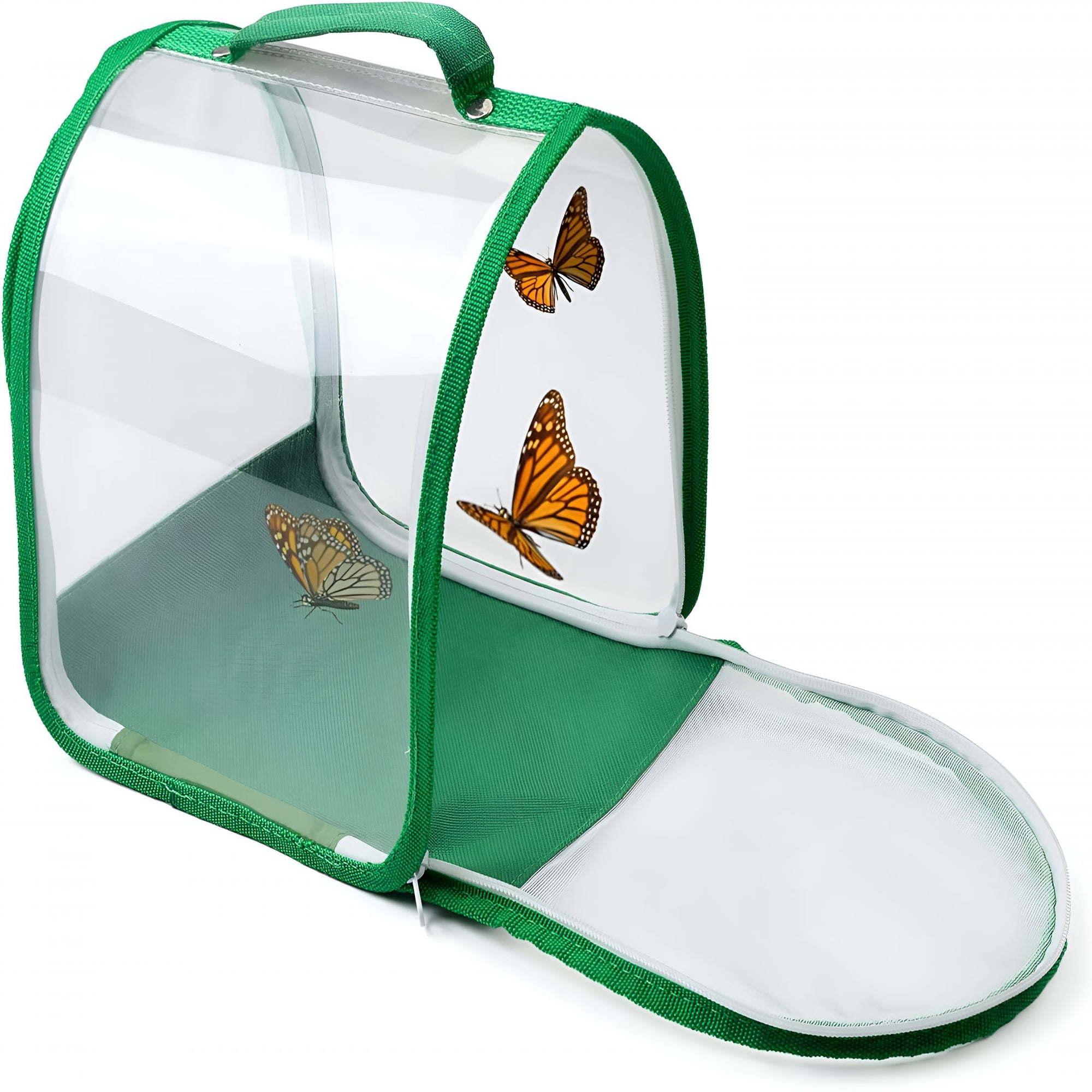 ACDANC Small Butterfly Habitat,Mesh Cage Caterpillar Enclosure 8x8x8in