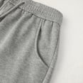 thumbnail image 2 of Pantalones deportivos Gibobby de mujer holgados con forro polar de algodón M Gris, 2 of 5