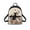 Black Cat Floral Pattern, variant on Sunflower Pattern Print Small Backpack, Multi-Purpose Polyester Mini Cell Phone Backpack for Shopping Travel, Adjustable Strap Travel Daypack