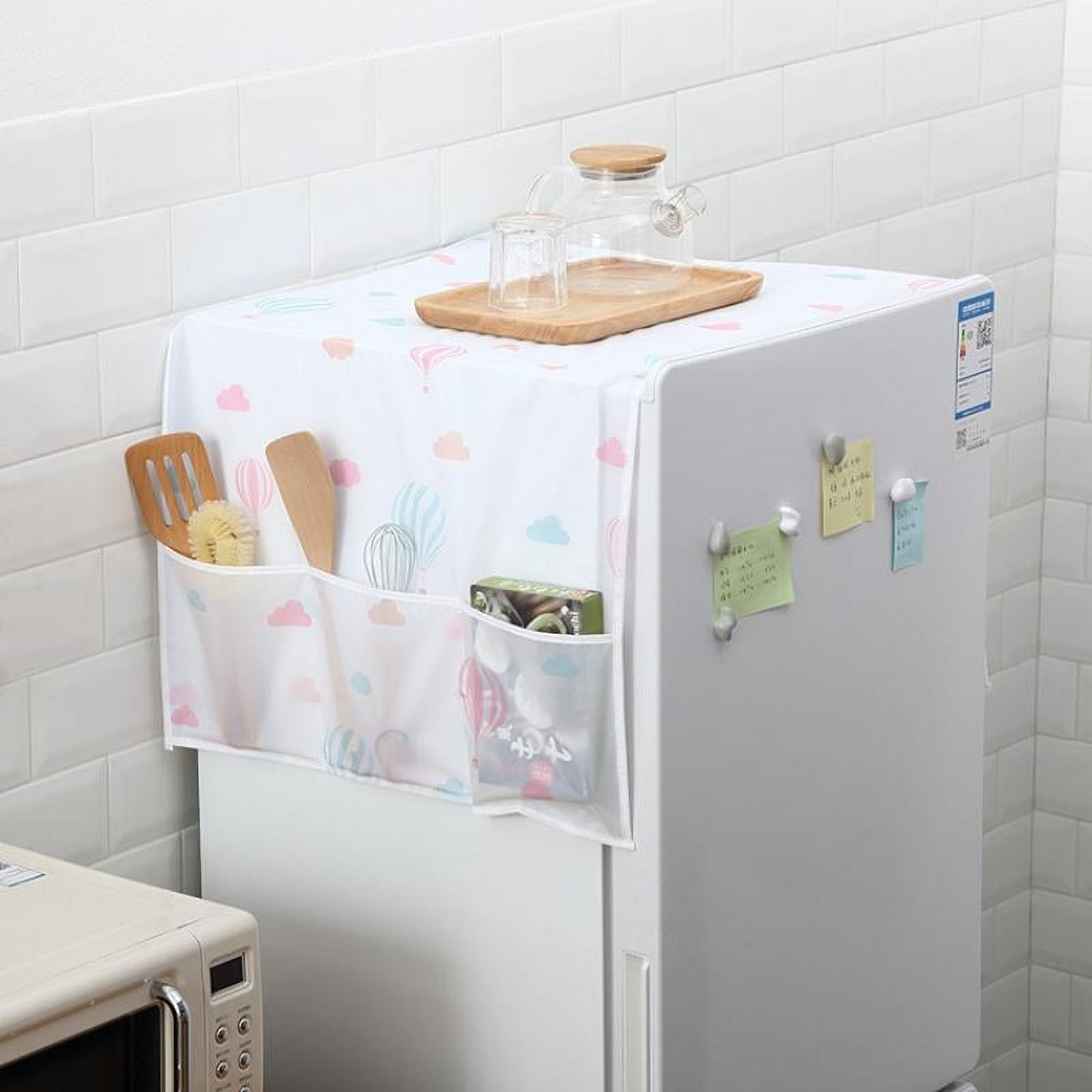 Dezapuby Dust-Proof Refrigerator Cover Cotton Washing Machine Top