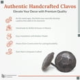 thumbnail image 2 of 100 Pack 1.25 Inch Unfinished Decorative Door Nail Clavos By Borderland Rustic Hardware, 2 of 4