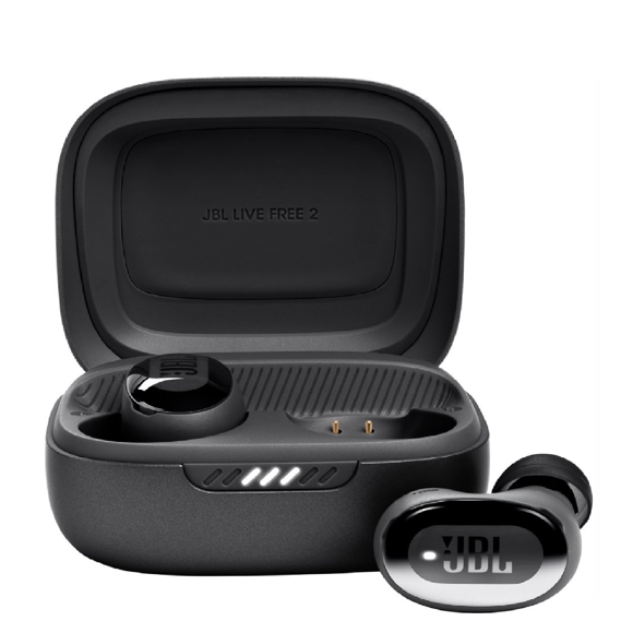 Refurbished JBL JBLLIVEFREE2TWSBAM Live Free 2 True Wireless Headphones - Black