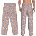 thumbnail image 3 of PISONIC Funny Mens Pajama Pants Lounge Men's Pajama Bottoms Soft Sleep Pants With Pockets Drawstring, 3 of 7