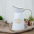thumbnail image 6 of Efavormart 9" Vintage Metal Decorative Garden Water Pitcher Centerpiece, Rustic Shabby Chic Milk Jug Flower Vase, 6 of 11