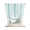Blue, White, Green, variant on Navy Blue Striped Tie Up Curtains for Kitchen Windows,Adjustable Rod Pocket Valance 45 Inch Short, Watercolor Abstract Vertical Stripes Ombre Window Treatment Balloon Roman Blind Shade, 42" x 45"