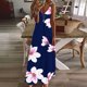 thumbnail image 1 of Puntoco Vestidos Mujer Verano Casual Suelto Sin Mangas Vestidos Sueltos Vestido Estampado Floral Girasol, 1 of 4