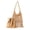 Brown, variant on Crochet Hobo Bag for Women, Woven Macrame Tote Bag, Summer Vacation Beach Boho Shoulder Purse with Tassels