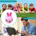 thumbnail image 1 of Juguetes para bebés, juguetes de descompresión, lindos juguetes sensoriales para bebés para niños (conejo rosa) Likrtyny libre de BPA, 1 of 3