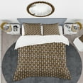 thumbnail image 2 of Designart 'Geometric Mod Dots' Mid-Century Modern Duvet Cover Set, 2 of 4