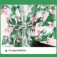 thumbnail image 5 of URMAGIC Child Girls 3 Pieces Floral Bikini Set and Kimono Bathing Suit Swimsuit,Tropical Leaf, 5 of 6