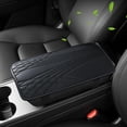 thumbnail image 1 of Almohadilla para reposabrazos de coche, cubierta para reposabrazos, cómodos accesorios interiores de PU, consola central Negro clásico, 1 of 8
