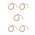 thumbnail image 2 of Qarigey de cuerda Joyería estética Pulseras boho para niñas adolescentes Naranja + Blanco Naranja+Blanco 5Conjunto, 2 of 6