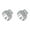 H-Silver 2PCS, variant on (2-Pack) Rinsvye Jewelry Stone Opal Chunky Ring Round Opal Hand White Vintage Rings for Women Ring Jewelry Rings