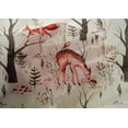 thumbnail image 5 of oneOone Cotton Silk Red Fabric Deer Sewing Craft Projects Fabric Prints By Yard 42 Inch Wide, 5 of 5