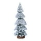 thumbnail image 4 of Árbol de Navidad artificial en miniatura con nieve, de mesa, vintage y rústico. 29cm, 4 of 9