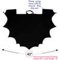 thumbnail image 5 of Skeleteen Bat Wings Costume Accessory - Black Wing Set Dress Up Accessories for Dragon, Vampire or Bat Costumes, 5 of 7