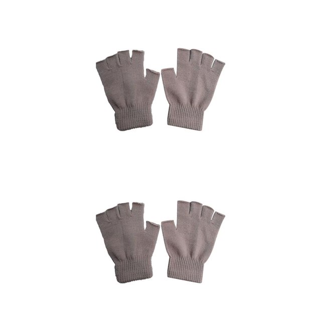 Jumpingount 1 par de guantes sin dedos, estilo sencillo, tejido artesanal, accesorio de ropa para hombres y mujeres, calentador de manos de punto Type8 NO8