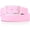 Pink/Clear, variant on StarBelt - Durable and Waterproof Recycled Material-(White/White)