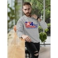 thumbnail image 2 of 4Th Of July Independence America Sweatshirt Men -Image by Shutterstock, Male x-Large, 2 of 4