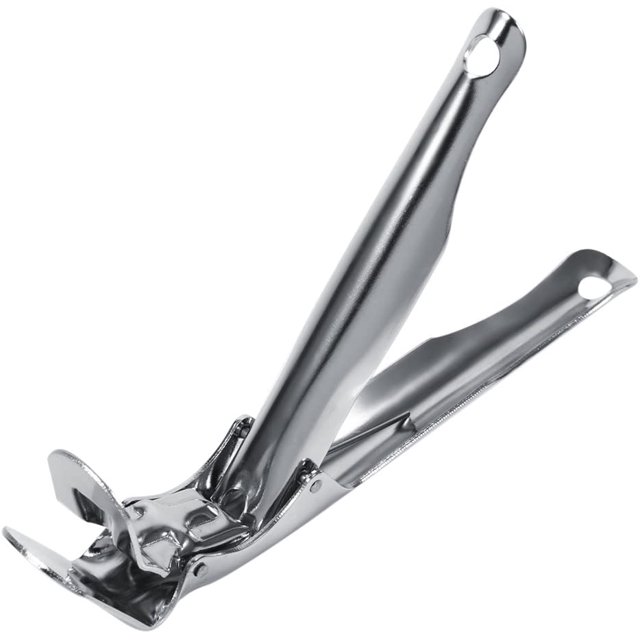 Pinzas de acero inoxidable para platos calientes, placa de pinzas para platos conveniente utensilios de cocina a prueba de calor placa herramienta de cocina creativa JFHHH pequeña