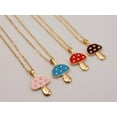 thumbnail image 6 of Mushroom Necklace for women Boho Jewelry Various Colors, 6 of 8