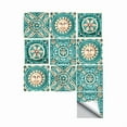 thumbnail image 3 of Tile Stickers 6"x6" Green Self-adhesive Waterproof Vinyl Peel and Stick Kitchen Bathroom Wall Decals 10 Pcs Set, 3 of 8