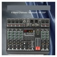 6 Channel Sound Mixer 99 Effect Mix Table EQ Audio Mixing Console Desk