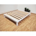 thumbnail image 2 of Base Para Cama Queen Size Muebles GM Tradicional Desarmable Madera de Pino Con Laca Color Blanco, 2 of 6