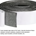 thumbnail image 4 of Uxcell Foam Insulation Tape Self Adhesive 9.84 Feet 2.76" x 0.2" Weather Stripping Door Seal Strip for Doors and Window, 4 of 4